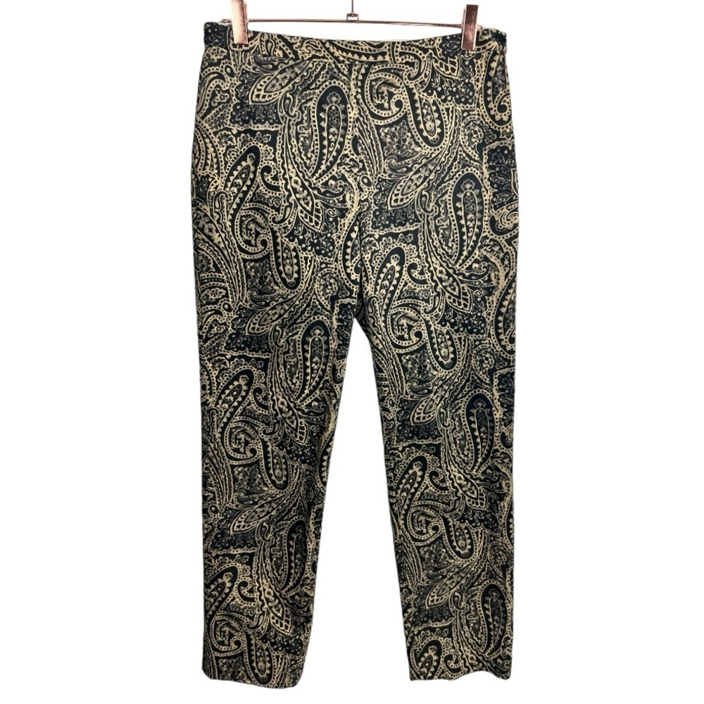 Lauren Ralph Lauren Paisley Ankle Pants Size 6P Old Money Preppy Mature Career